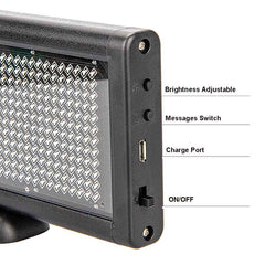 Leadleds Mini Led Sign Rechargeable USB Programmable Message Board Portable Led Text Sign