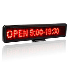 Store LED Sign Rolling Advertising Message Display Board Multifunctional USB Programmable Charging Built-in Lithium Battery