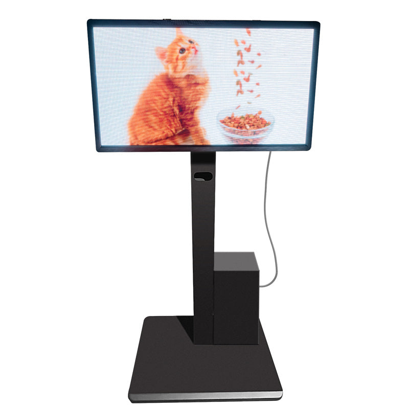 Leadleds Portable 40in Programmable LED Sign Outdoor Rechargeable with Wheels Stand