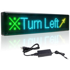 Leadleds 40in Outdoor Rechargeable Battery Powered Led Bar Sign Multicolor WiFi Programmable