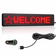 Leadleds Bluetooth Car Sign Scrolling Message Boards