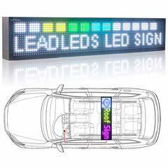 car roof top advertising sign