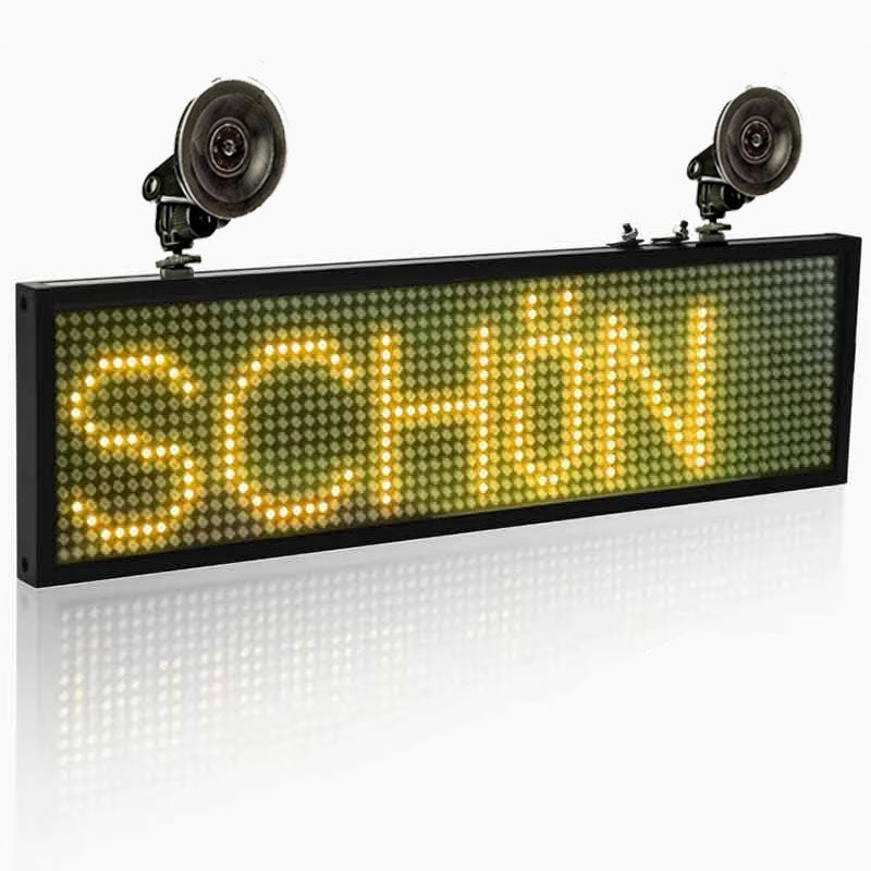 Leadleds Auto-Schild, LED, programmierbar, Vitrinen-Nachrichtenschild
