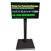 Leadleds 40in Battery Powered Scrolling LED Sign Programmable Outdoor with Wheels Stand