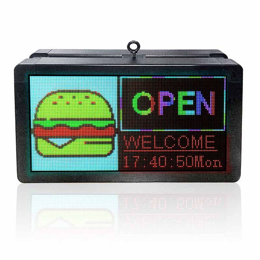 44 x 25cm Desktop Neon Sign Multicolor Programmable Message Board, Double-sided