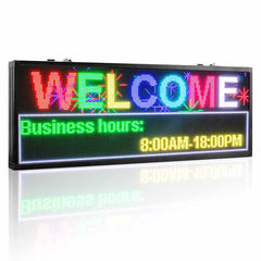 Leadleds 64 in Led Bar Sign Neon Open Message Board Custom Led Sign Full Color by Ethernet