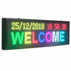 Custom Outdoor Signs 294CM Waterproof Super Bright Multicolor Message Board for Restaurant Signs – Leadleds Sign Design - Leadleds