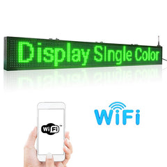 Super Indoor Led Signs programmable by your smartphone through WiFi, Compatibility with Android or iOS
