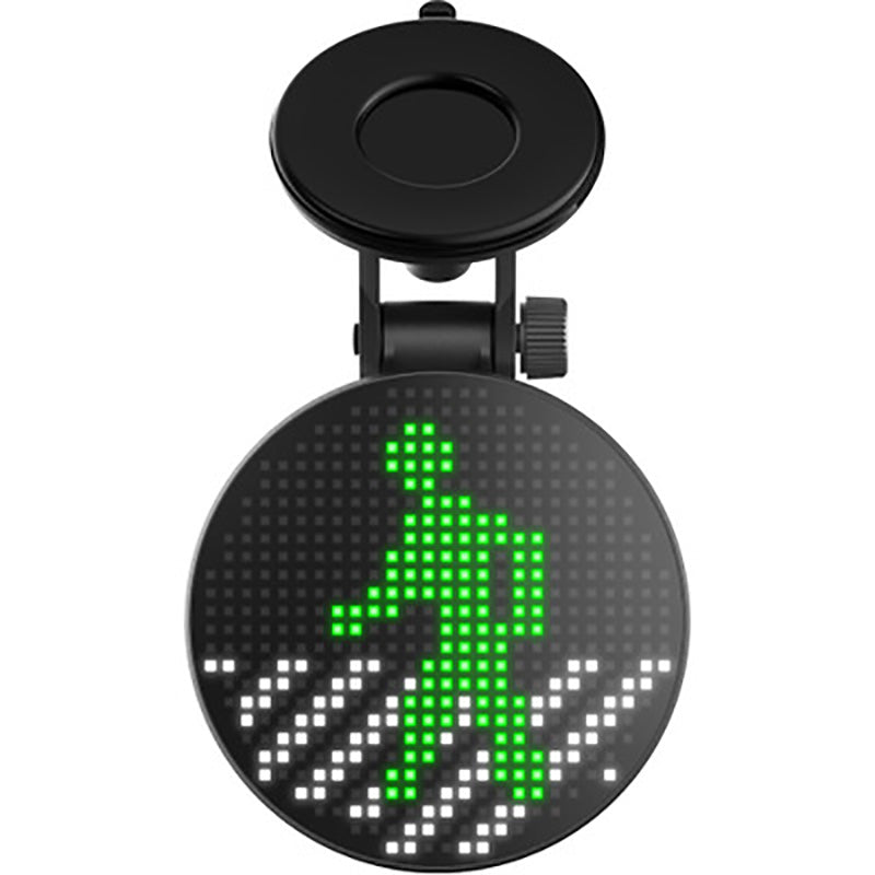 Bluetooth-kompatibles LED-Autoschild mit 17 Symbolen, animiertem Displ