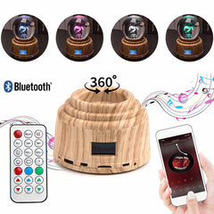 Leo Virgo Scorpio 12 Constellation Rotating Crystal Ball Night Light Zodiac Sign Bluetooth Speaker