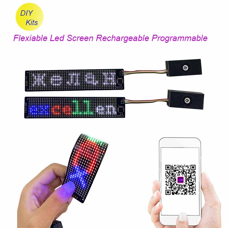 Leadleds Mini Size Bluetooth Led Flexible Strip Multiple Languages Supported, 15 x 3cm