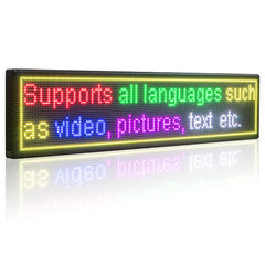 Leadleds 53 in Programmable LED Sign Board for Outdoor