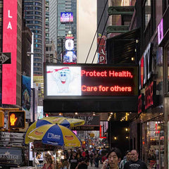 Leadleds Full Color Led Video Sign with Audio for Business, 39 X 14 in