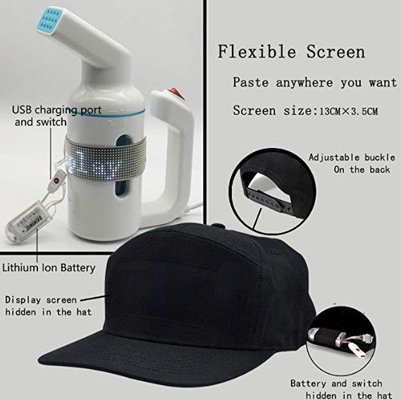 Mini Size Bluetooth Led Flexible Strip Multiple Languages Supported, 13 x 3.5cm