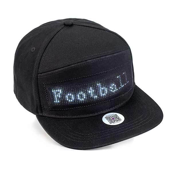 Leadleds Person Wearable Led Hat Snapback Cap Rechargeable Flexible by Smart Phone Programmable