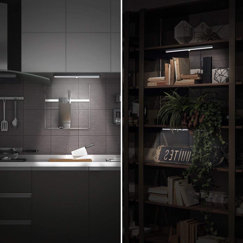 Leadleds 18-LED Motion Sensor Wardrobe Light, Cupboard LED Lamp, USB Rechargeable Cabinet Lights Lamp - Leadleds