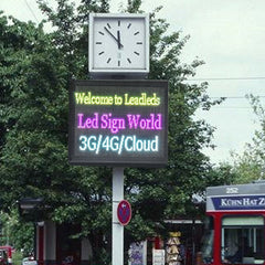 Leadleds Outdoor Led Screen Full Color HD Electronic Advertising 28 x 15 in, Double Sided