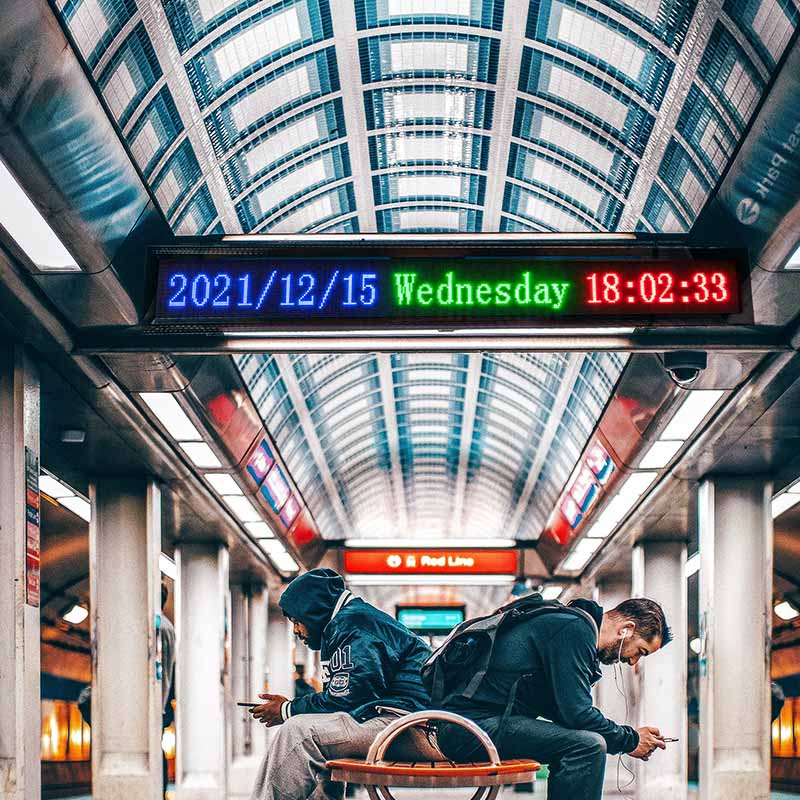 Leadleds Outdoor Led Video Sign Waterproof Full Color 2M for School Church Business