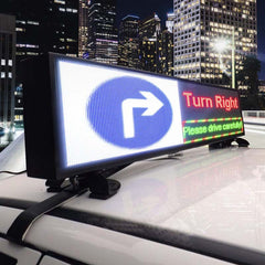 Leadleds 52in Vehicle Roof Signs Waterproof Bright Warning Sign, Single Sided