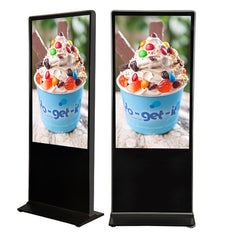 43in Digital Signage Media Advertising Player Programmable Floor Standing Android LCD Video Screen Indoor