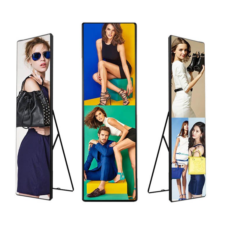 Leadleds 76 x 25in HDMI LED Poster Flooring Standing Portable Digital Singage Advertising Video Screen