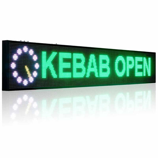 Leadleds 39 in Indoor Led Signage Multicolor WiFi Programmable Electronic Signs for Shop Church