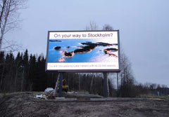 Leadleds Custom Order Led Display Advertising Billboard Outdoor LED Wall Wireless, 8.4x 4.2 Ft
