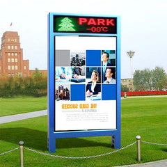 iOS Outdoor Signs with Temperature Sensor Multi Color Yard Signs by Your Phone Programming Message