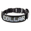 LED Dog Collar Light Flash Leopard Collar Rechargeable Programmable Scrolling Text Display