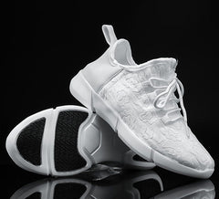Leadleds Fiber Optic LED Shoes Light Up Sneakers with USB Charging Flashing Luminous Shoes