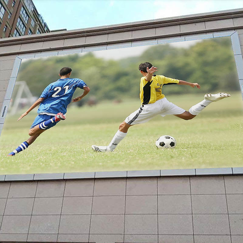 Leadleds HD RGB Outdoor Advertising Led Video Display Panel for Theater Street Window, 25 x 88-in