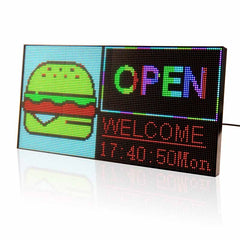 Leadleds DC5V plegable Led abierto letrero de neón programable con cable de alimentación USB