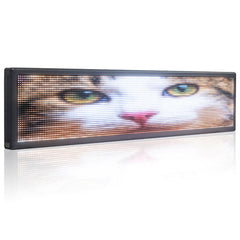 Leadleds 66x15in Roadside Signage Led Scrolling Message Display Board Full Color Led Video Screen
