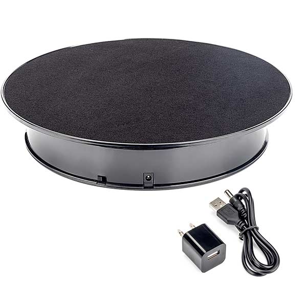 Promotion Gift 52cm Photography Turntable with Battery/USB Power