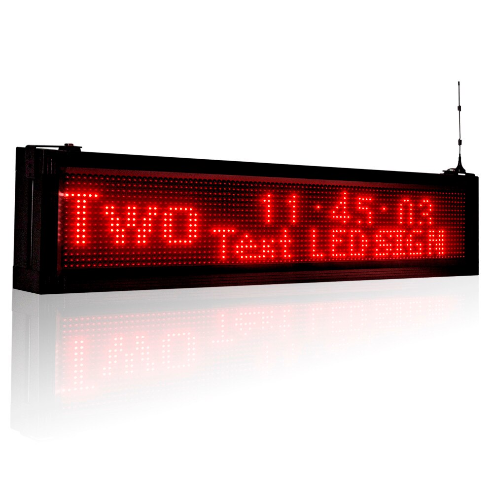 40" Outdoor Led Sign Board Phone WiFi Fast Programmable Super Bright Message Board _ Leadleds