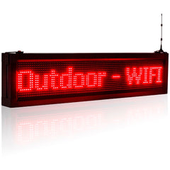 40" Outdoor Led Sign Board Phone WiFi Fast Programmable Super Bright Message Board _ Leadleds