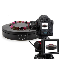 UNTCENT Motorized Turntable Electric Rotating Display Stand for Jewelry Hobby Collectible Products