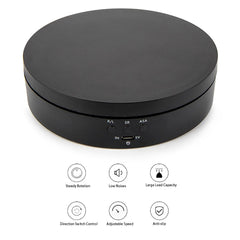 UNTCENT Motorized Turntable Electric Rotating Display Stand for Jewelry Hobby Collectible Products