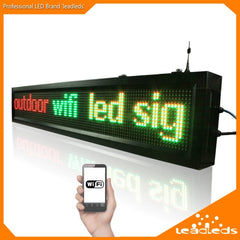 Leadleds 64 x 224cm Outdoor LED Display Tricolor DIP Super Bright by Smart Phone WiFi Program - Leadleds