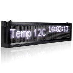 Leadleds Super Bright Storefront Led Sign Waterproof Scrolling Message Board for your store, White - Leadleds