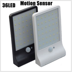 36LED Solar Lamp PIR Human Motion Sensor Light Solar Power Light Outdoor Path Courtyard Wall Lamp Security Spot Lighting