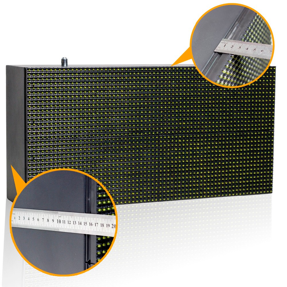 32*64cm Strong Yellow Programmable Led Sign with Scrolling Message Display For P10 FULLY Outdoor Use led display - Leadleds