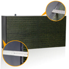 32*64cm Strong Yellow Programmable Led Sign with Scrolling Message Display For P10 FULLY Outdoor Use led display - Leadleds