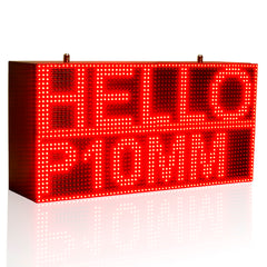 32*64cm Red Strong Programmable Led Sign with Scrolling Message Display For P10 FULLY Outdoor Use led display - Leadleds