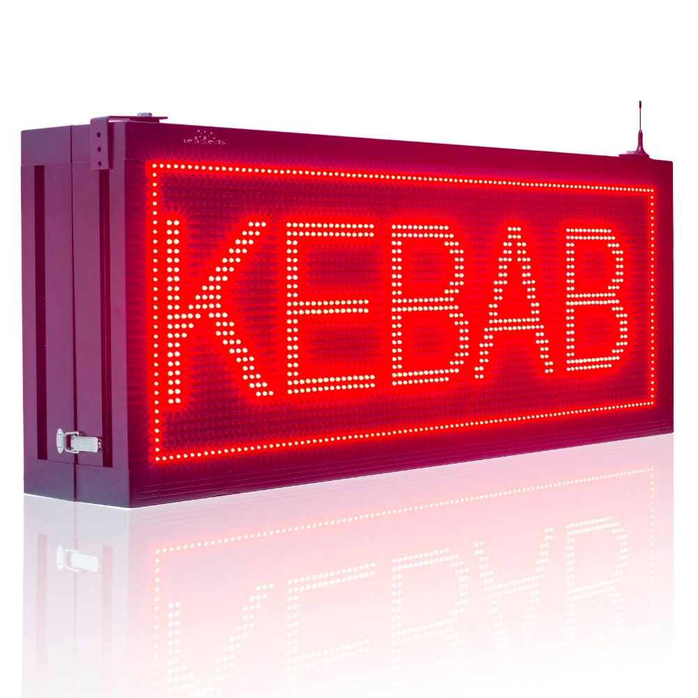 Leadleds 104cm Double Sided Outdoor Led Display Board Waterproof WiFi Programmable Scrolling Led Sign for Storefront Business - Leadleds