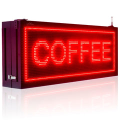 Leadleds 104cm Double Sided Outdoor Led Display Board Waterproof WiFi Programmable Scrolling Led Sign for Storefront Business - Leadleds