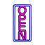 Leadleds Led Open Sign Bright Pink and Blue Color for Kebab Bar Café Restaurant Beer Salon - Leadleds