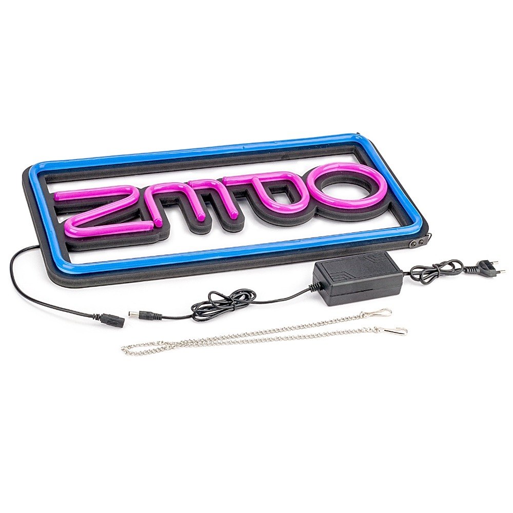 Leadleds Led Open Sign Bright Pink and Blue Color for Kebab Bar Café Restaurant Beer Salon - Leadleds