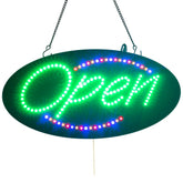 Leadleds Neon Open Sign Multicolor 3 Light Modes for Beauty Salon Nail Sushi Bakery Barber Massage - Leadleds