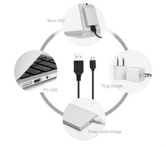 Ultra-thin Portable Lamp Eye-Protection LED Table Light 3 Modes Fashion USB Charging Desk Lamp Smart Touch Folding Night Light - Leadleds